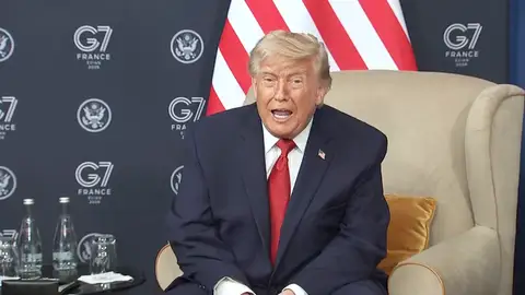 Donald Trump en la cumbre del G7 Antena 3 Noticias