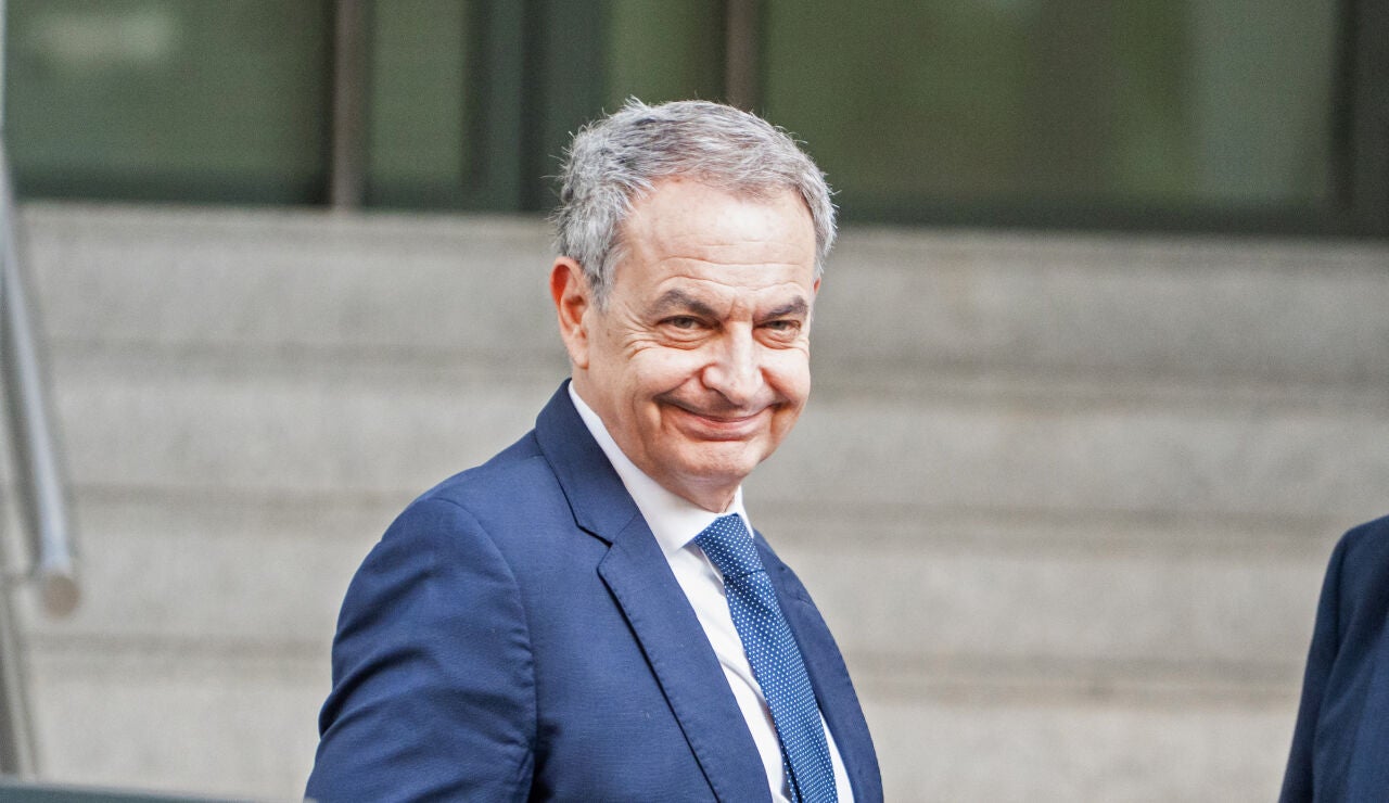 El expresidente Jos&eacute; Luis Rodr&iacute;guez Zapatero a su llegada a la Audiencia Nacional 