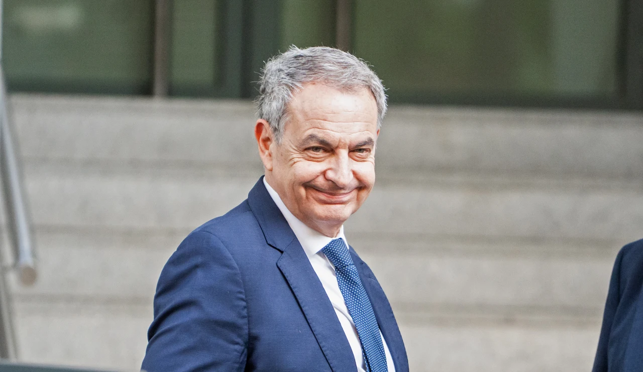 El expresidente José Luis Rodríguez Zapatero a su llegada a la Audiencia Nacional