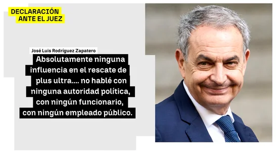 Así fue la declaración de Zapatero ante el juez
