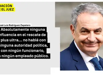 Los audios de la declaración de Zapatero Los audios de la declaración de Zapatero