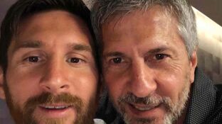 Leo Messi y su padre Jorge