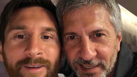 Leo Messi y su padre Jorge