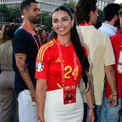 Claudia Rodr&iacute;guez, pareja de Marc Cucurella