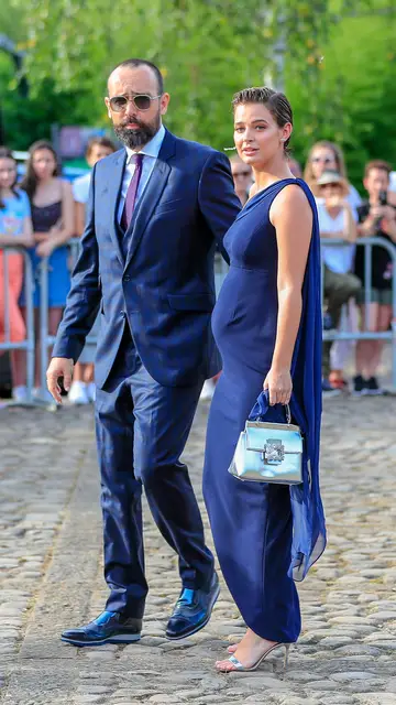 Risto Mejide y Laura Escanes en la boda de María Pombo Risto Mejide y Laura Escanes en la boda de María Pombo