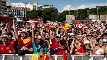 Aficionados de España en el Mundial Aficionados de España en el Mundial
