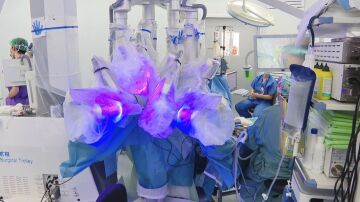 Cirug&iacute;a con robot en el Vall d'Hebron