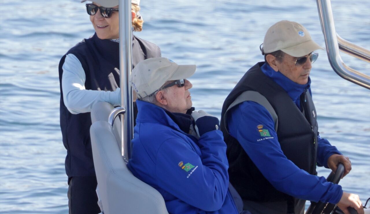 Juan Carlos I en Sanxenxo