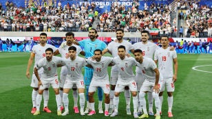 Los futbolistas de Ir&aacute;n, antes del debut en el Mundial 2026 en Los &Aacute;ngeles