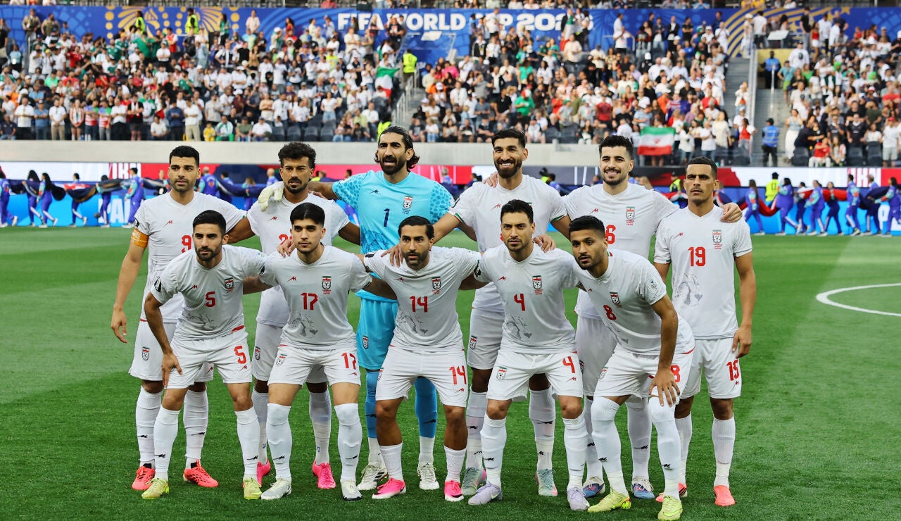 Los futbolistas de Ir&aacute;n, antes del debut en el Mundial 2026 en Los &Aacute;ngeles