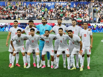 Los futbolistas de Ir&aacute;n, antes del debut en el Mundial 2026 en Los &Aacute;ngeles
