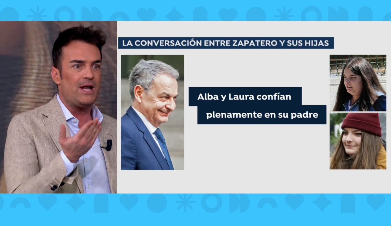 Las conversaciones entre Zapatero y sus hijas.