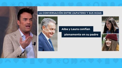 Las conversaciones entre Zapatero y sus hijas.