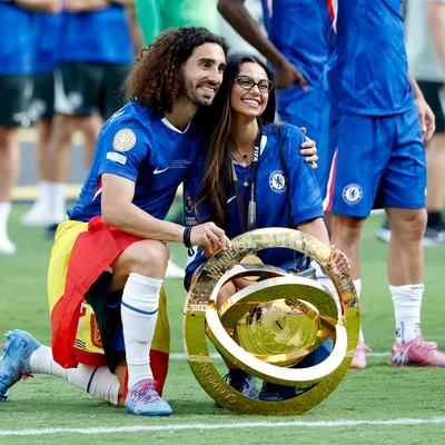 Claudia Rodríguez y Marc Cucurella