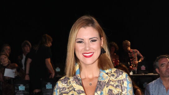 Mar&iacute;a Jes&uacute;s Ruiz posando para la prensa