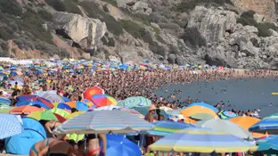 La primera ola de calor del verano dispara los termómetros hasta los 40 grados La primera ola de calor del verano dispara los termómetros hasta los 40 grados