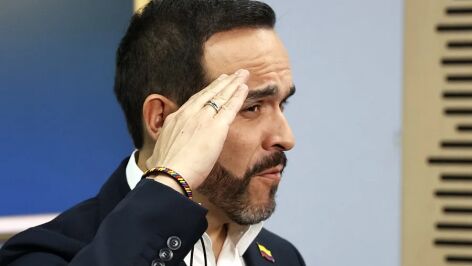 El candidato presidencial colombiano Abelardo de la Espriella