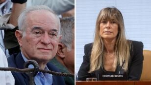 El juez Peinado en una imagen de Archivo (EFE) junto a una fotograf&iacute;a de Bego&ntilde;a G&oacute;mez (Europa Press)