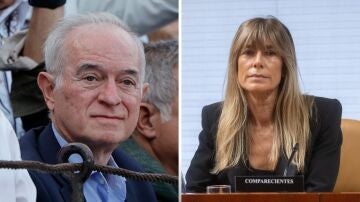 El juez Peinado en una imagen de Archivo (EFE) junto a una fotograf&iacute;a de Bego&ntilde;a G&oacute;mez (Europa Press)