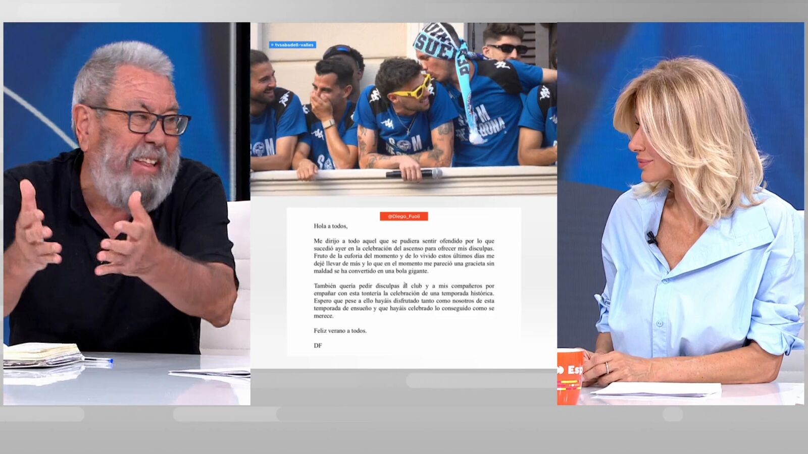 Cándido Méndez, sobre el polémico grito del portero del Sabadell 