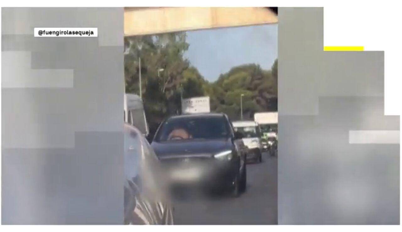V&Iacute;DEO: Un hombre mantiene relaciones sexuales mientras conduce por una carretera en Marbella