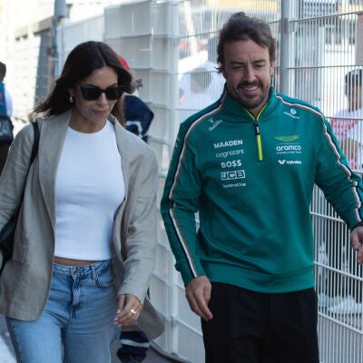 Melissa Jim&eacute;nez y Fernando Alonso
