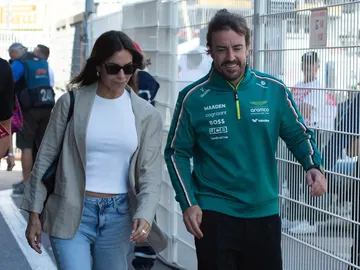 Melissa Jiménez y Fernando Alonso Melissa Jiménez y Fernando Alonso