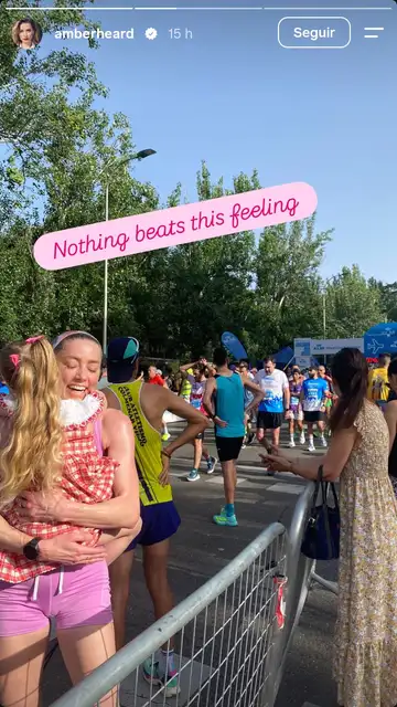 Amber Heard con su hija Oonagh Amber Heard con su hija Oonagh