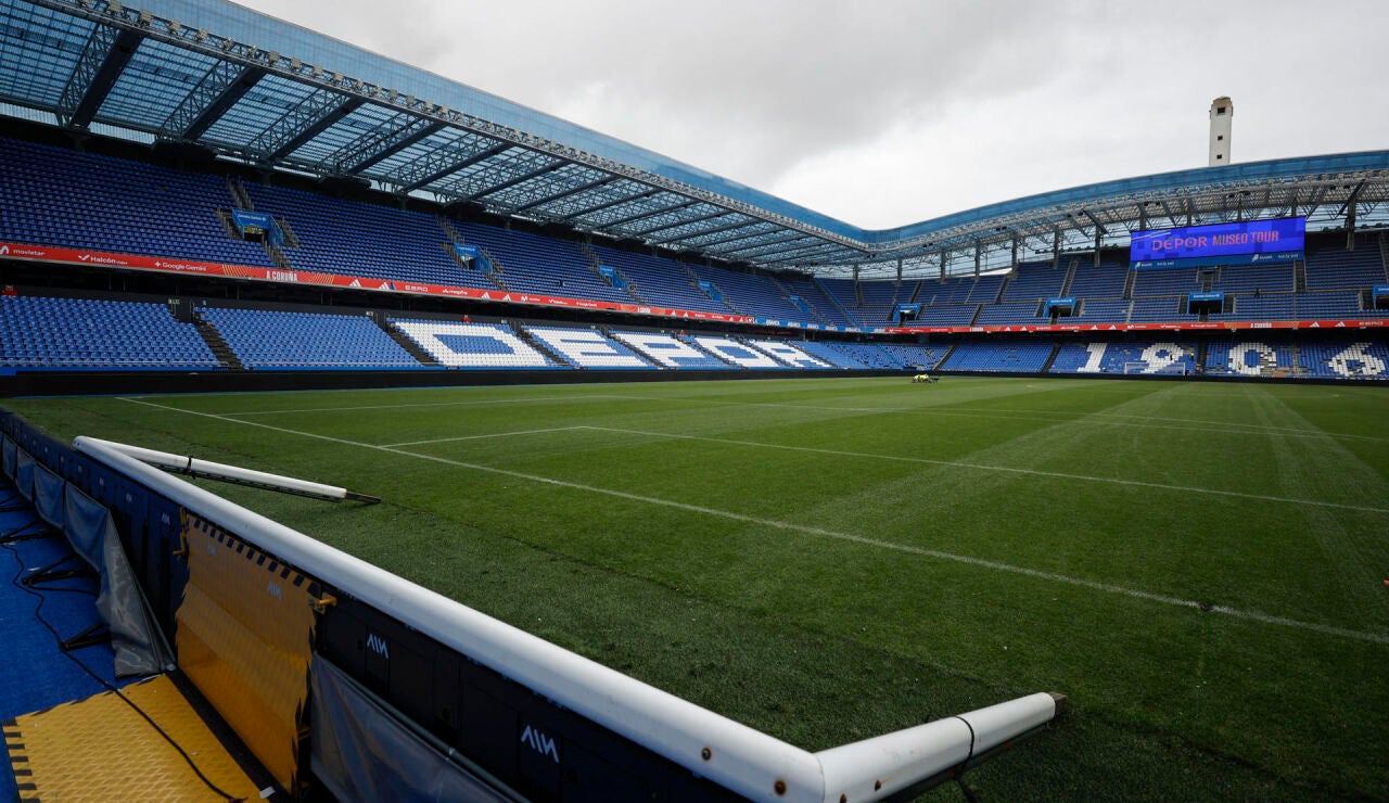 El Estadio de Riazor, en A Coru&ntilde;a