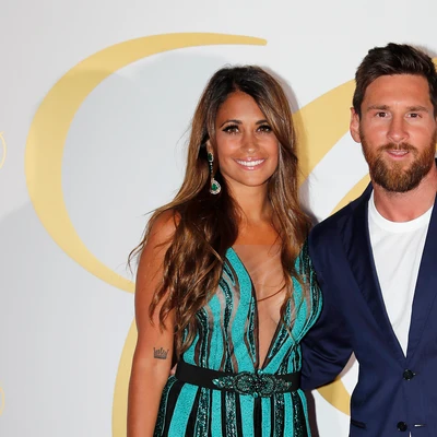 Antonela y Leo Messi