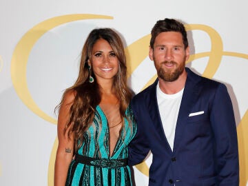 Antonela y Leo Messi