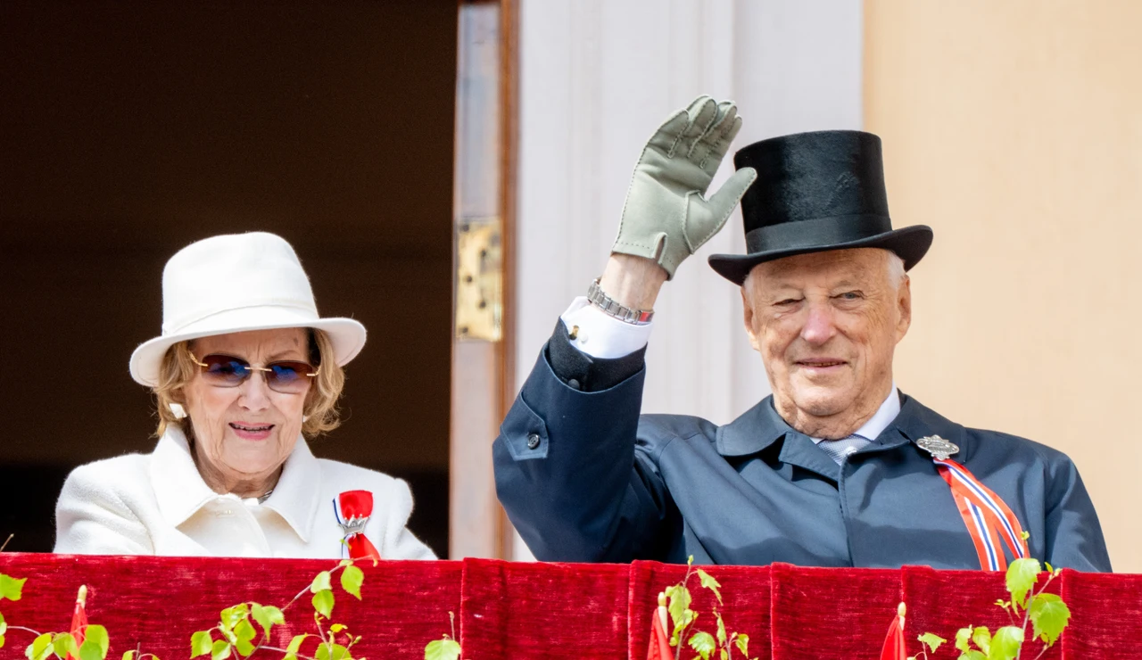 Harald y Sonia de Noruega