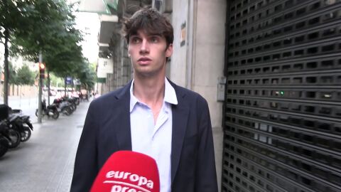 Pablo Urdangarín hablando con la prensa