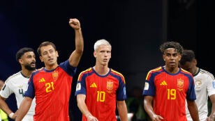 Mikel Oyarzabal celebra su gol a Arabia Saud&iacute;