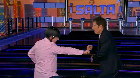 El grito de kárate de Alberto al llegar al final del puente de ¡Salta!: “Como para que no se lleve el premio” El grito de kárate de Alberto al llegar al final del puente de ¡Salta!: “Como para que no se lleve el premio”