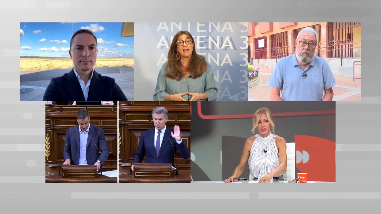 Las explicaciones de Sánchez evaluadas por Soraya Rodríguez, Cándido Méndez y Juan Lobato: 