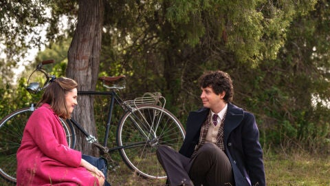 Miguel y Claudia en el capítulo 595 de Sueños de libertad