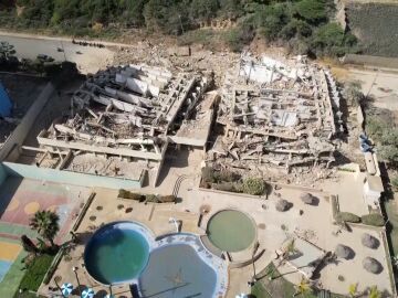 Imagen desde el cielo de las consecuencias de los terremotos en Venezuela 