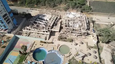 Imagen desde el cielo de las consecuencias de los terremotos en Venezuela Antena 3 Noticias