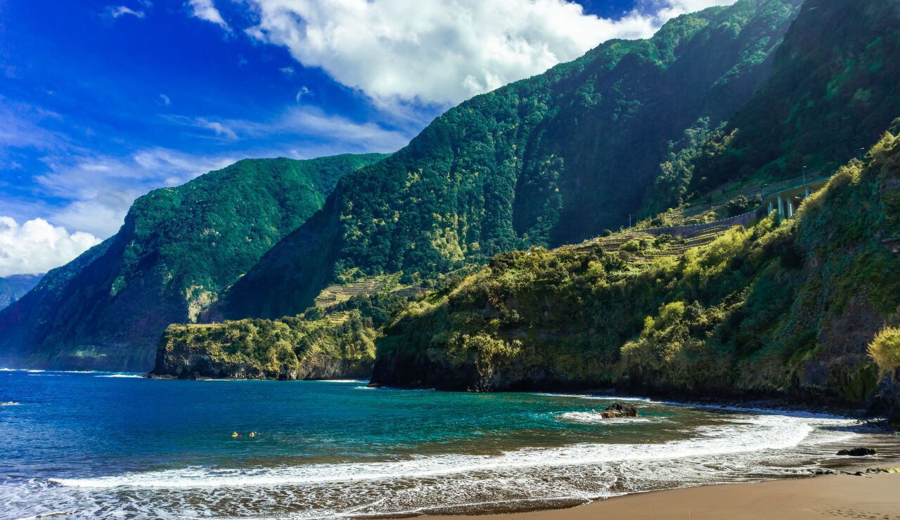 Playa de Seixal, en Madeira