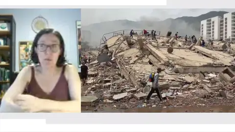 Lucía Lozano, sismóloga del Instituto Geográfico Nacional Antena 3 Noticias