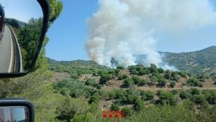 Piden el confinamiento de cuatro municipios de Barcelona por un incendio forestal con varios focos activos