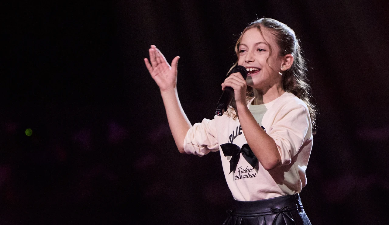 Lucía en La Voz Kids
