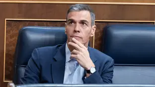 El presidente del Gobierno, Pedro Sánchez, durante una sesión plenaria en el Congreso de los Diputados El presidente del Gobierno, Pedro Sánchez, durante una sesión plenaria en el Congreso de los Diputados