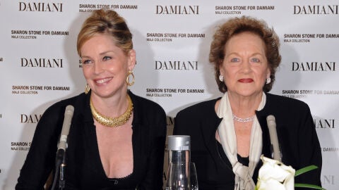 Sharon Stone y su madre Dorothy