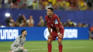 Cristiano Ronaldo durante el Portugal-Colombia del Mundial 2026 Cristiano Ronaldo durante el Portugal-Colombia del Mundial 2026