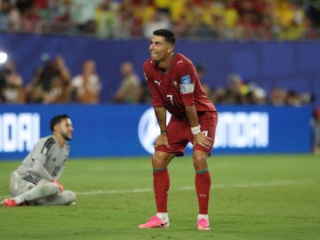Cristiano Ronaldo durante el Portugal-Colombia del Mundial 2026 Cristiano Ronaldo durante el Portugal-Colombia del Mundial 2026