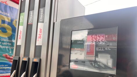 Imagen de archivo de una gasolinera.