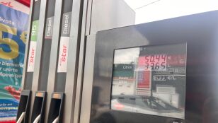 Imagen de archivo de una gasolinera.
