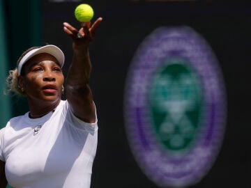 Serena Wiliams, en las instalaciones del All England Club